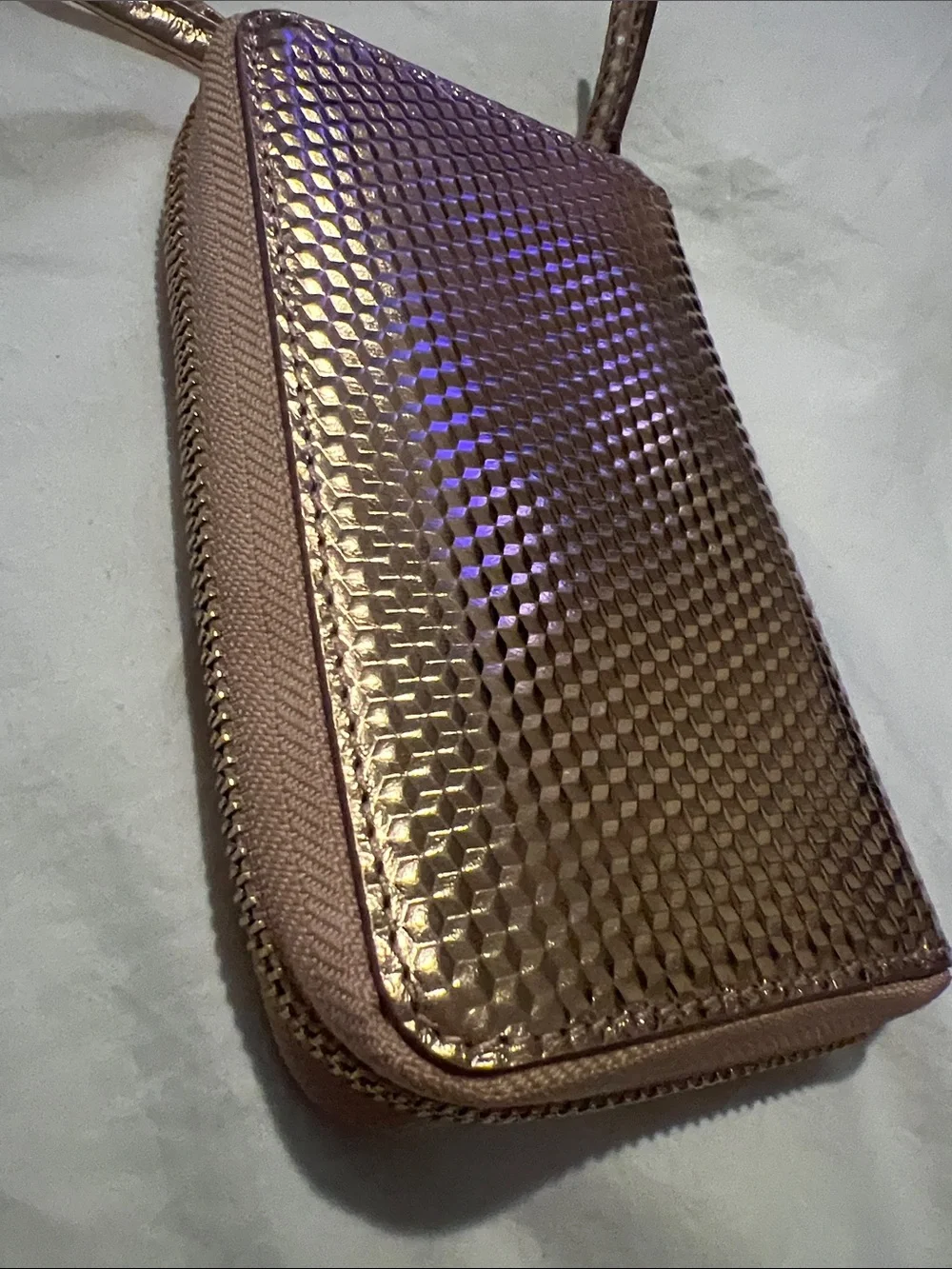 Tory Burch shiny metallic